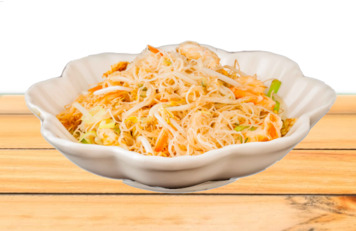 Fideos Finos con Gambas