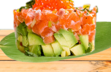 Tartar salmón con aguacate